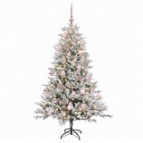  Umjetno božićno drvce s kuglicom 120 cm 150 LED lampica | shoptok.hr