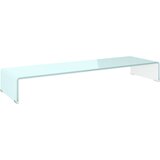 Maison Chic Stojalo za TV / ekran - TV stojalo - Stojalo za ekran stekleno zeleno 100x30x13 cm, (21699405) Cene