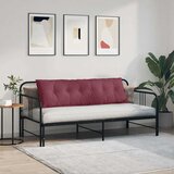  Jastuk za leđa Vinska crvena 160 x 19 x 50 cm tkanina | shoptok.hr