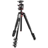 Manfrotto aluminijasto 4-sekcijsko stojalo 190 z xpro krogljično glavo + 200PL ploščico (MK190XPRO4-BHQ2), (21022992) | Shoptok.si