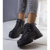 D/CEO Black patent leather insulated boots Campi | Shoptok.si
