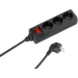 Vivanco 3er Steckdosenleiste schwarz 1,4 VIVANCO 28257 ES3 S15 3 x Schuko mit Schalter Cene