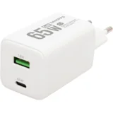 Punjač kućni, brzi, 1 x USB-A, 1 x UCB-C, 65W, GaN - SA65PPS