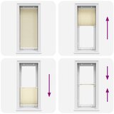  Plisirana roleta krem 60x150 cm širina tkanine 59,4 cm | shoptok.hr