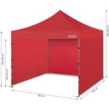  Komdercijalni šator 300 x 300 cm crveni | shoptok.hr