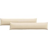 vidaXL jastučići za sofu 2 pcs krema 200 x 40 cm tkanina | shoptok.hr