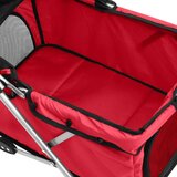  Sklopiva kolica za pse crvena 76x50x100 cm od tkanine oxford | shoptok.hr