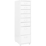  Mobilni ormarić za spise bijeli 28 x 41 x 109 cm metalni | shoptok.hr
