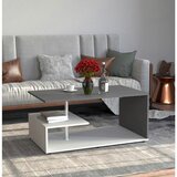 MID.YOU Klubska Miza Maliso M, Bela, Antracit | Shoptok.si