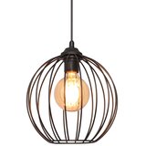  Luster na sajli MERCURE 1xE27/15W/230V prečnik 24 cm crna | Eponuda.com