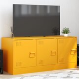 The Living Store TV omarica gorčično rumena 99x39x44 cm jeklo - TV Omarica, (21508263) Cene