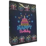 Ukrasna torba Jumbo B-day Neon 33x45x10 cm