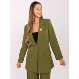 RUE PARIS Blazer-IT-MA-FL8315.85-olive | Shoptok.si