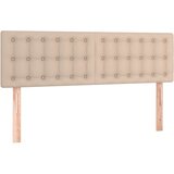  Uzglavlje boja cappuccina 144 x 5 x 78/88cm od umjetne kože | shoptok.hr