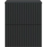  Noćni ormarić za montažu na zid 2 pcs Crna 33 x 34 5 x 40 cm | shoptok.hr