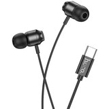 hoco. M122 USB C žičane slušalice In-Ear crne | Shoptok.si