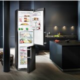Liebherr CBNbs 4878, 351 l, M: 201 cm, BioFresh, NoFrost, energijski razred C, črn kombinirani hladilnik - | Shoptok.si