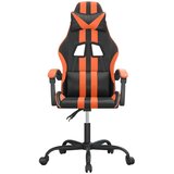  Gaming stol črno in oranžno umetno usnje, (21378307) | Shoptok.si