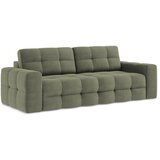 Makamii Kaki zelena raztegljiva sedežna garnitura iz tkanine bouclé 255 cm Milu – | Shoptok.si