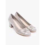  Grey pumps with silver decoration | ePonuda.com