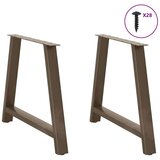  Noge za blagovaonski stol A-oblika 2 kom 90 x (72-73) cm Čelik - Prirodna 90 x (72-73) cm 1 | shoptok.hr