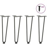 vidaXL Ukosnice noge za stol 4 kom antracit 42 cm čvrstog čelik | shoptok.hr