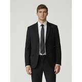Reserved Regular sako s mješavinom viskoze - crno | shoptok.hr