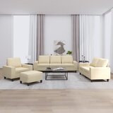  4-dijelni set sofa krem od tkanine | shoptok.hr
