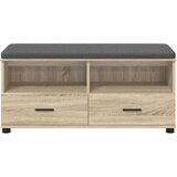  Klupa za hodnik s jastukom Sonoma hrast 100 x 38 x 46 cm | shoptok.hr