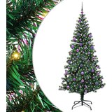 vidaXL Umjetna preddekorirana božićna jelka med 300 LED Zelena 210 cm | Shoptok.si
