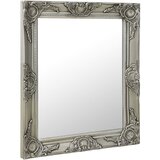  Zidno ogledalo u baroknom stilu 50 x 60 cm srebrno | shoptok.hr
