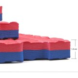 Kineta tatami strunjača 100 x 100 cm, 1,5 cm | shoptok.hr