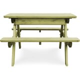  Dječji stol za piknik s klupama 90 x 90 x 58 cm od borovine | shoptok.hr