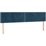  LED uzglavlje tamnoplavo 200x5x78/88 cm baršunasto | shoptok.hr