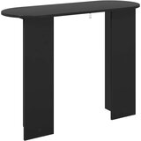  Konzolna stolica s pohranom Crni hrast 100 x 39,5 x 75 cm | shoptok.hr