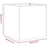  Sadilica crna 40x40x40 cm hladno valjani čelik | shoptok.hr