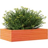  Vrtno cvetlično korito voščeno rjavo 90x60x23cm trdna borovina | Shoptok.si