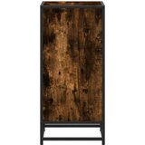 vidaXL Knjižna omara dimljeni hrast 40x35x76 cm inženirski les | Shoptok.si