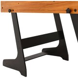 vidaXL Zložljiva miza za namizni nogomet 121x61x80 cm svetlo rjava | Shoptok.si