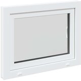  Okno za klet RISOR 80 x 60 cm PVC in steklo Bela, (5000215149) | Shoptok.si
