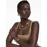 Swarovski Zapestnica med / svetlo rumena / zlata | Shoptok.si