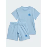Adidas Komplet majica in kratke hlače IN8506 Modra Regular Fit