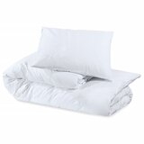  Set posteljine za poplun bijeli 200x220 cm pamučni | shoptok.hr