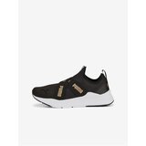 Puma Black Womens Slip on Sneakers Wired Run - Women | ePonuda.com