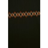 Trendyol Black Men's Oversize Crew Neck Short Sleeve Embroidered TShirt | Shoptok.si