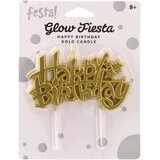 Glow Fiesta, svećica, Happy birthday - odaberite boju Cene
