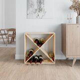 Ormarić za vino 62 x 25x 62 cm od masivne borovine | shoptok.hr