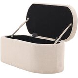 Venture Home tabure s prostorom za pohranu Potenza 130 × 47 × 50 cm, bjelkasta | shoptok.hr