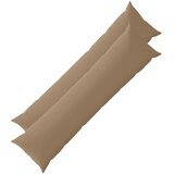  Jastuk s jastukom HEERLEN 2 kom. Sivosmeđa Poliester - Sivosmeđa 40 x 145 cm 2 | shoptok.hr
