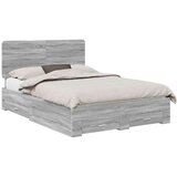  Konstrukcija postelje Siva Sonoma 140 x 200 cm Konstruiran les, (5000102592) | Shoptok.si